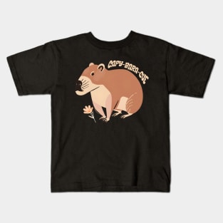 Funny capybara Kids T-Shirt